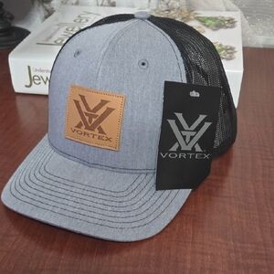 Vortex Gray and Black Mesh Cap